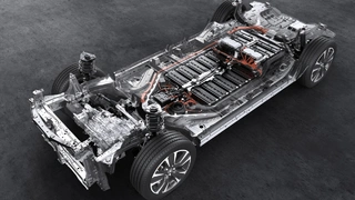 Der Premium-Crossover Lexus UX 300e arbeitet mit einer Luft-Batteriekühlung.