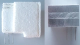 SiC-MOSFET im TO-247-Gehäuse im Inneren des selbst gebauten Kalorimeters mit und ohne Isolierung