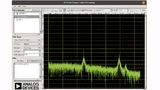 Ein IIO-Oszilloskop-Erfassungsfenster im Frequenzbereichsmodus