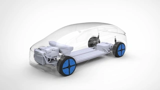 Das IUV ist ein Brennstoffzellen-Plug-in-Hybrid, kombiniert also Brennstoffzelle, Wasserstofftank und Batterie.