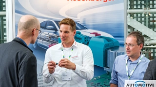 Stand von Rosenberger auf dem Automotive Ethernet Congress.
