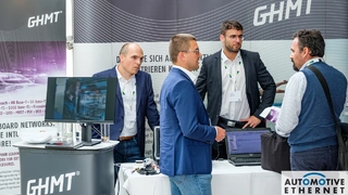 Stand von GHMT auf dem Automotive Ethernet Congress.