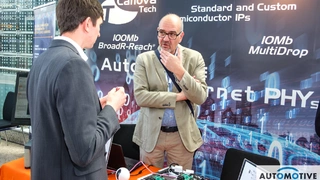 Stand von Canova Tech auf dem Automotive Ethernet Congress.