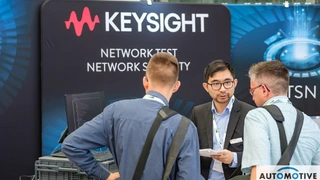 Stand von Keysight auf dem Automotive Ethernet Congress.