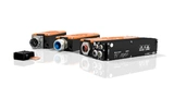 Die HV-BM-Split-Module von CSM: HV SBM (mit Kabelanschluss über PL500-Stecksystem oder Kabelverschraubungen mit Kabelschuhen) und HV SAM (von links nach rechts).