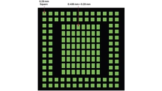 Lotpasten-Schablone (Stencil) für den ADAR1000.