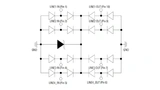 Abbildung 2. Integrierter Schaltkreis mit vierkanaligem TVS-Dioden-Array