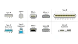 Abbildung 1. USB-Stecker für die verschiedenen USB-Standards
