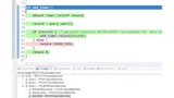 Farbcodierte Codeabdeckung mit prozentualen Kennzahlen.