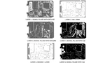 Übersicht der sechs Lagen einer High-Speed-PCB