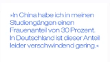 Prof. Leo Lorenz -In China habe ich in meinen Studiengängen einen Frauenanteil von 30 Prozent. In Deutschland ist dieser Anteil leider verschwindend gering