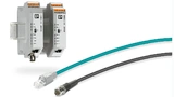 Gigabit Ethernet Extender für den Anschluss von Twisted-Pair-Leitungen oder Koaxialkabeln