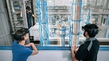Auch bei der Konzeption von Industrieanlagen können 3D-Hologramme helfen