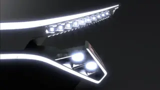 Das intelligente System kombiniert unterschiedliche Technologien: Lichtleiter-Technik von LG sowie Lichttechnik und Kommunikations-Display von ZKW.