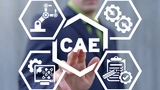 Concept of CAE Computer-Aided Engineering Software System. Cad Technology.