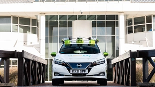 Dabei konnte der Nissan Leaf auf städtische Infrastruktur zugreifen.
