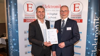 PDJ 2023: Oliver Streit, Microchip (links), und Harry Schubert, Elektronik (rechts).