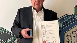 Leider konnte Michael Reiter von Deutschmann Automation die Urkunde nicht persönlich entgegennehmen: Er bekam sie zugesandt.