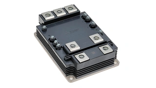 Den dritten Platz in der Kategorie »Power« belegte Mitsubishi Electric mit seinem Full-SiC-Power-Module FMF375DC-66A.