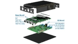Der Messdatenkonverter MDILink mit Basis-Board und IO-Board