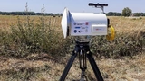 Freiraumtests: Mit 300 GHz über 645 Meter hinweg. Hier zu sehen ist die Tx/Rx-Einheit der bidirektionalen 6G-Verbindung. 