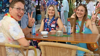 Adrian Bertl, Christine Schäfer und Simone Adam (alle b-plus)