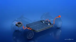Die Batteriezellen der STLA-Medium-Plattform.