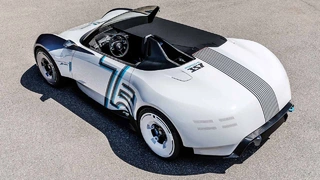 Der Vision 357 Speedster basiert auf der Technologie des Porsche 718 GT4.
