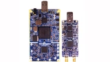 Die HF-Evaluierungsboards LimeSDR (oben) und LimeSDR Mini (unten) für den HF-Transceiver LMS7002M von Lime Microsystems