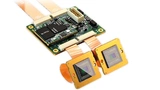 Der VC Power SoM ist ein winziger FPGA-Beschleuniger, der einfach in den MIPI-Datenstrom integriert werden kann – im Bild auf einer Adapterplatine für die schnelle Entwicklung von Prototypen