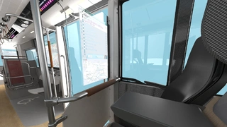 Displays im Bus- und Bahnverkehr