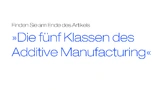 Kasten: Die fünf Klassen des Additive Manufacturing