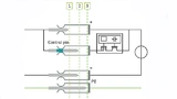 Schematische Darstellung des doppelseitigen Federkontakts des One27