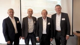 Dr. Armin Wedel mit den PFAS-Experten Dr. Michael Schlipf, Martin Säckl und Hartmut Heske