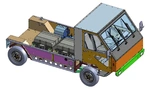 Der Lkw von OX Delivers ist in Module unterteilt, die sich bei Bedarf leicht austauschen lassen.
