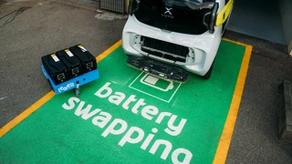 Battery Swapping beim Yoyo von Teoresi.