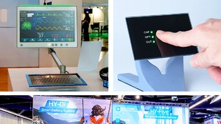 Am Stand von Hy-Line Technology sind unter anderem Industrial/Medical-Panel-PCs zu sehen.