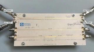 Differenzlinienmessung mit dem Hochfrequenz-Testboard