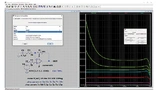 Das OPV-Modell UniversalOpAmp wurde in die Schaltung aus Bild 1 eingesetzt und das Stromrauschen schrittweise simuliert. Im Diagramm dargestellt sind die ersten drei Werte