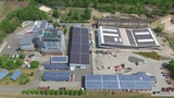 Luftbild des Stammsitzes der Födisch-Gruppe in Markranstädt bei Leipzig