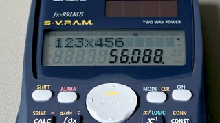LCD-Display Taschenrechner