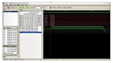Darstellung eines Timing-Diagramms der internen Signale mit GTKWave