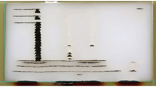 Schnittbild eines Filters auf LTCC-Basis mit 28 Lagen