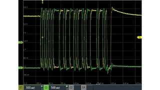 Gemessenes USB-Signal.