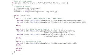 Code für den Generator des PAM3-Testvektors.