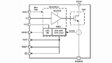 Vereinfachte Blockschaltung des GaN-FET LMG3526R030 mit integriertem Treiber