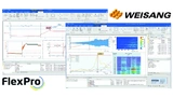 Die FlexPro-Software von Weisang unterstützt Anwender bei der Datenanalyse und Ergebnispräsentation.