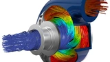 Mit Hilfe der Simulation können die Ingenieure in das Innenleben von Produkten hineinschauen, wie hier in eine Pumpe. 