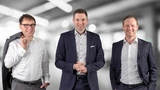 Die Führungsmannschaft von Q.ANT (v.l.n.r.): Andreas Abt, SVP Native Computing, Dr. Michael Förtsch, Gründer & CEO, Tim Stiegler, CFO 