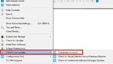Menü Bildschirm: Vor der eigentlichen Projekterstellung empfiehlt sich eine Anmeldung bei ST, damit benötigte Software nachgeladen werden kann.